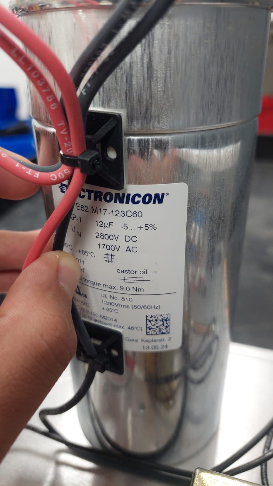 ELECTRONICON ELECTRONICON E62.M17-123C60 12UF 1200V Capacitor  