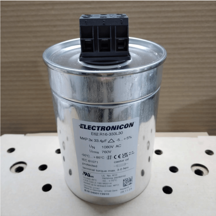 ELECTRONICON ELECTRONICON E62.R16-333L30 760vac 1080v 3X33.4UF Capacitor