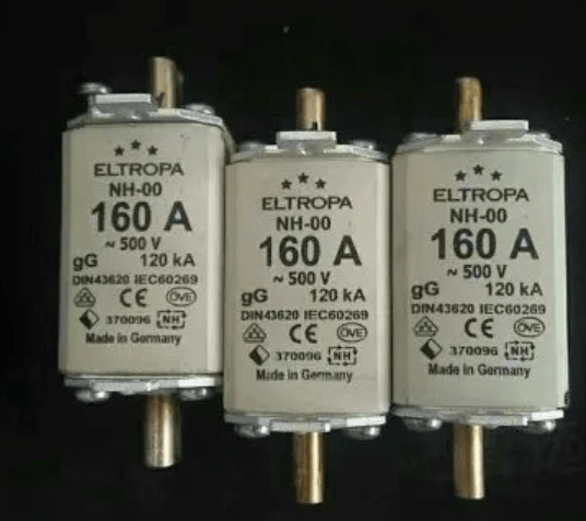 ELTROPA NH-00 160A 500V 120KA 5pcs ELTROPA NH-00 160A 500V 120KA Fuses