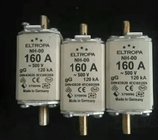 ELTROPA NH-00 160A 500V 120KA 5pcs ELTROPA NH-00 160A 500V 120KA Fuses