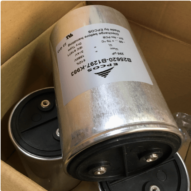 EPCOS EPCOS B25620-B1297-K983 295UF 1980V Capacitor (4 Pieces)