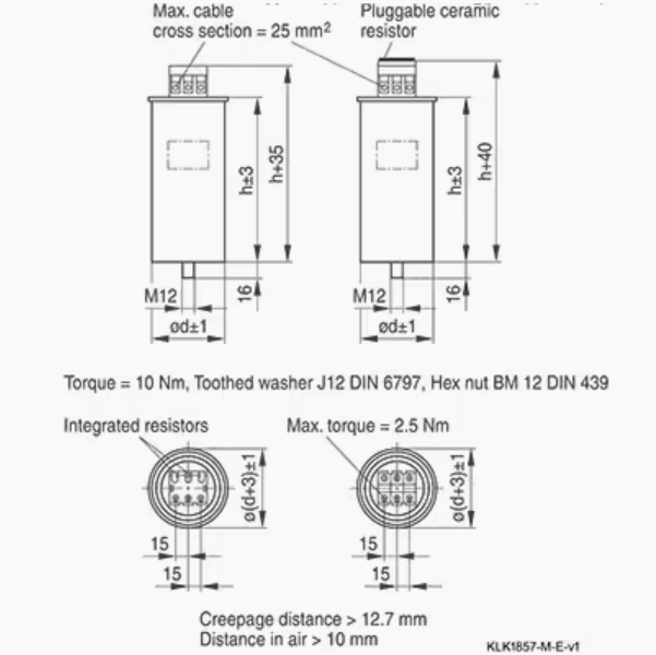 EPCOS EPCOS B32304A4202B080 MKD480-D-20.80 450V 2000uF Capacitor (4 Pieces)