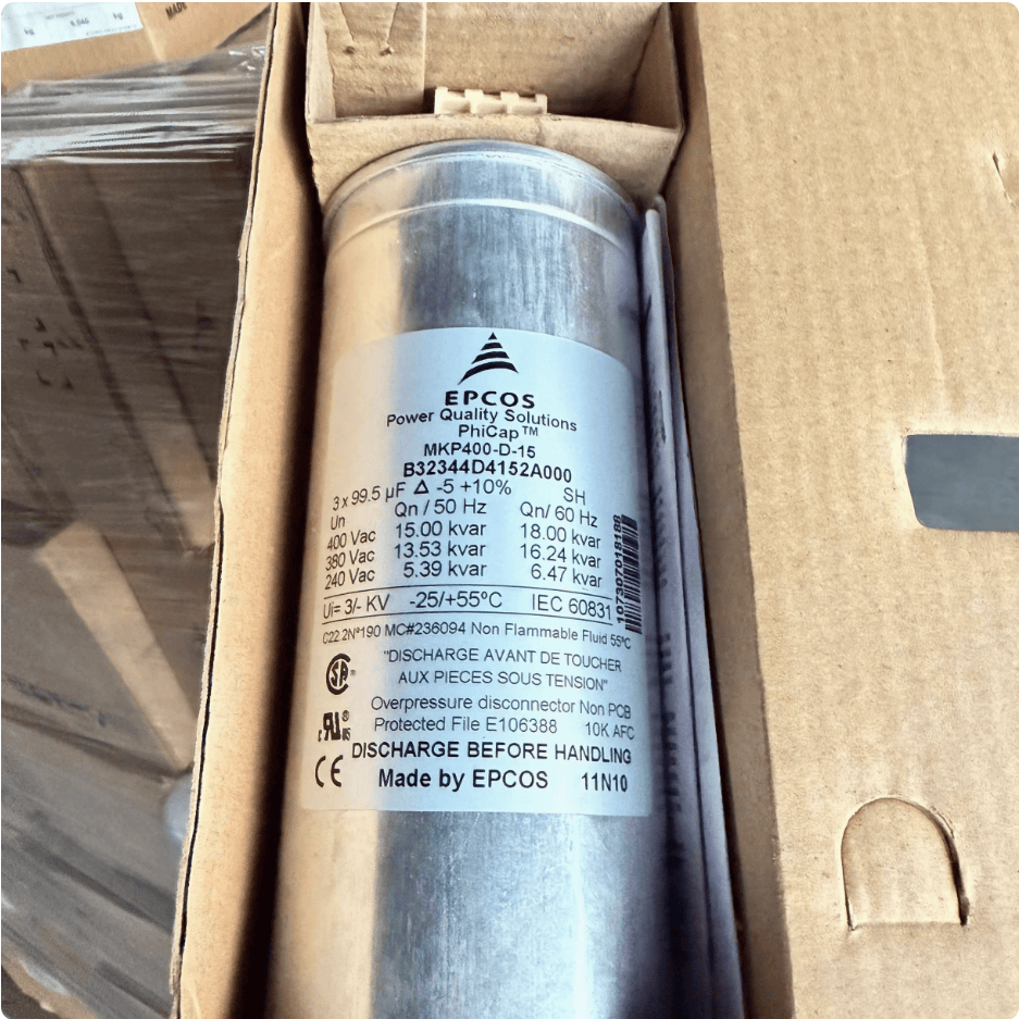 EPCOS EPCOS B32344D4152A000 400VAC 3X99.5UF Capacitor (2 Pieces)