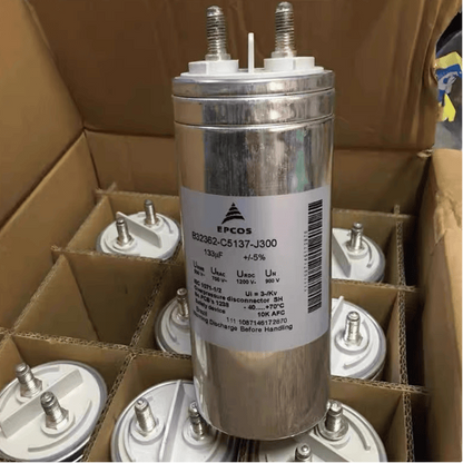 EPCOS B32362-C5137-J300 Power Electronic Capacitor - 133 µF 500VAC - Dimensional Drawing