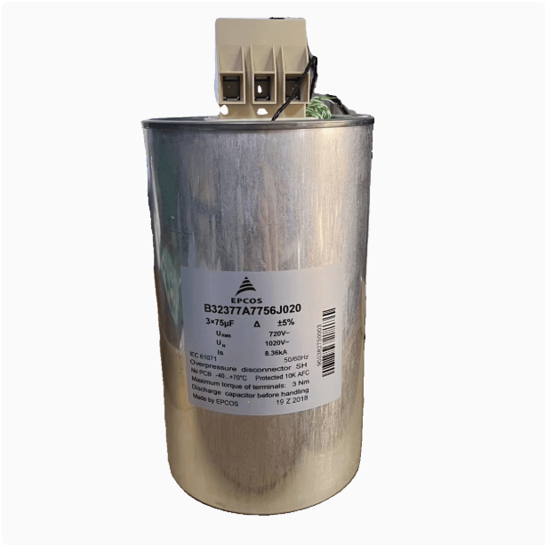 EPCOS EPCOS B32377A7756J020 3X75UF±5%720V/1020VAC Capacitor