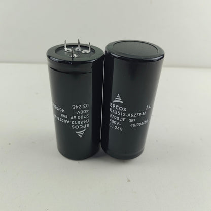 EPCOS EPCOS B43512-A9278-M Aluminum Electrolytic Capacitor, 2800µF 400V, Screw Terminal