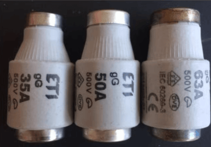 ETI 2313402 10pcs ETI DIII 50A 2313402 Fuses