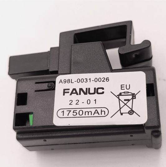 FANUC A98L-0031-0026 CNC Servo System Absolute Encoder Battery, 3V, 1750mAh