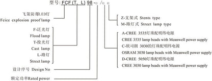 Feice Feice FCF98 series Explosion-proof flood  LED lamp (2 Pieces)