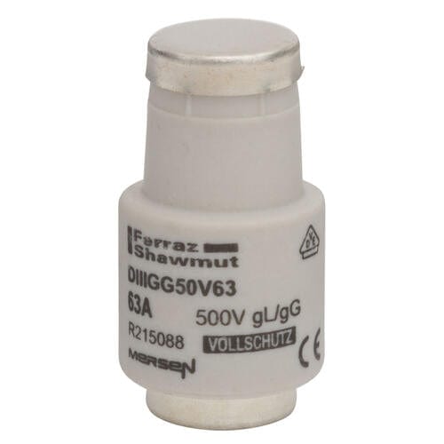 Ferraz Shawmut DIIIGG50V63 10pcs Ferraz Shawmut R215088 - DIIIGG50V63 Fuses