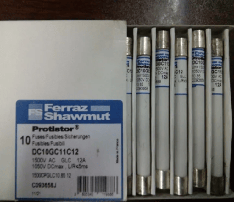 Ferraz Shawmut Ferraz Shawmut DC10GC11C12 C093658 aR Fuses (10 Pieces)