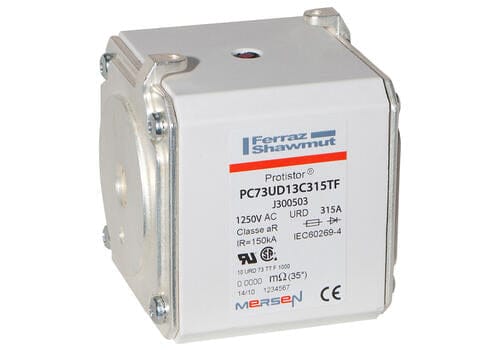 Ferraz Shawmut Ferraz ShawmutPC73UD13C315TF J300503 Fuses (3 Pieces)