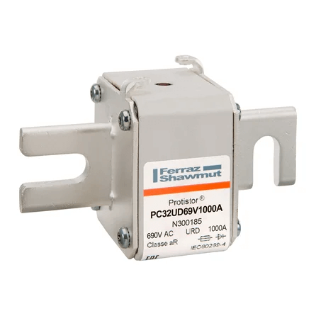 Mersen PC32UD69V1000A High-Speed Fuse - 1000A 690V - Front View
