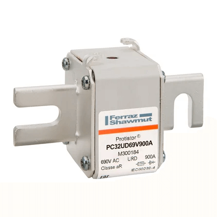 Mersen PC32UD69V900A High-Speed Fuse - 900A 690V - Front View