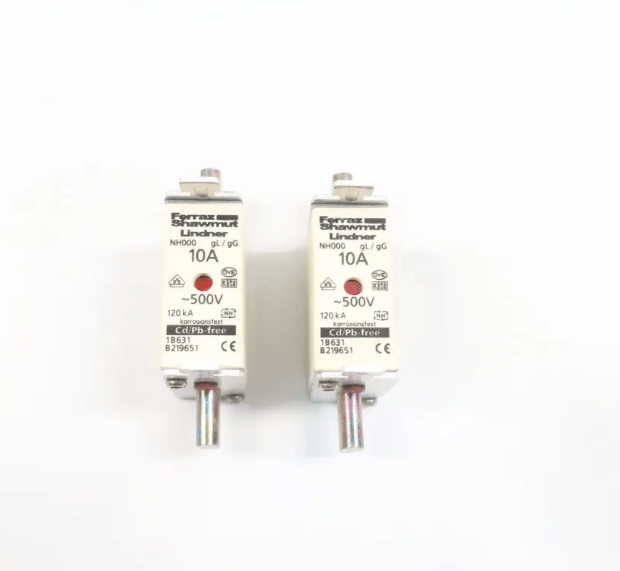 Ferraz Shawmut NH000 50A 5pcs Ferraz Shawmut NH000 50A 500V-120KA  Fuses
