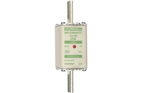 Ferraz Shawmut NH1AM69V25 3pcs Ferraz Shawmut D227887 - NH1AM69V25 Fuses