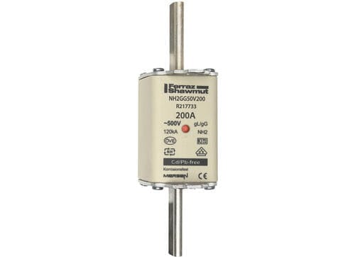 Ferraz Shawmut NH2GG50V200 5pcs Ferraz Shawmut NH2GG50V200 R217733 Fuses