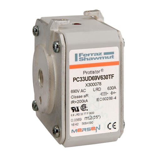 Ferraz Shawmut PC33UD69V550 2pcs Ferraz Shawmut X300078 - PC33UD69V630TF Fuses