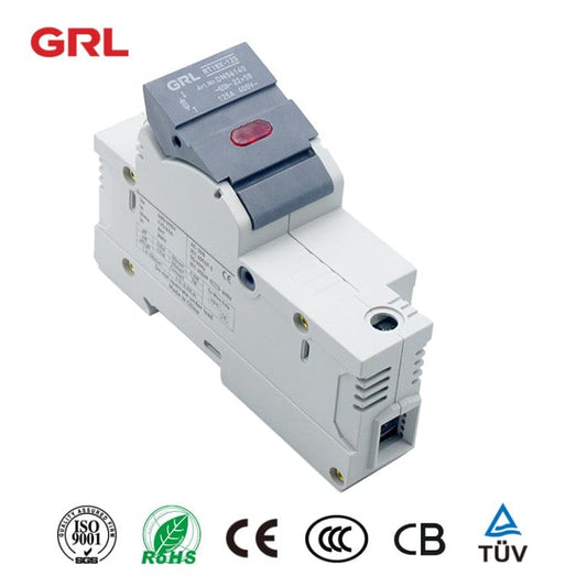 GRL RT18-125 20pcs GRL RT18-125 fuse size 22*58 din rail mount fuse holder