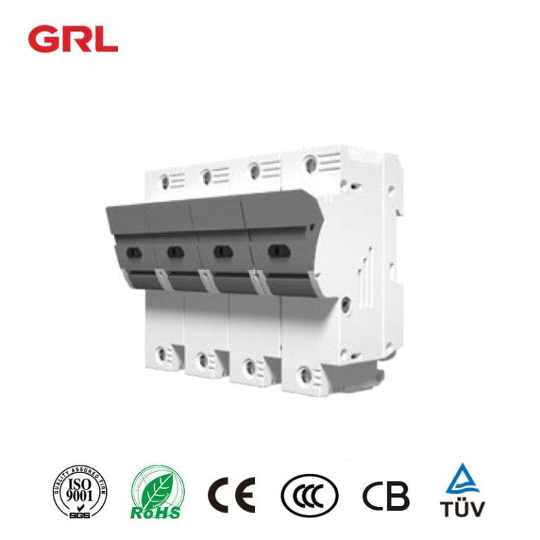 GRL RT18-125-3P+N 20pcs GRL RT18-125-3P+N fuse size 22*58 din rail mount fuse holder