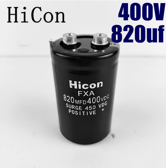 Hicon HCGF5A 6800MFD 400V 2pcs Hicon HCGF5A 6800MFD 400V Capacitor Fuses