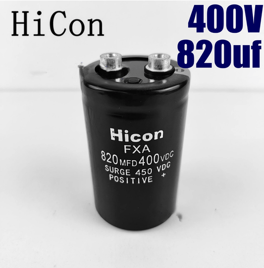 Hicon HCGF5A 6800MFD 450V 2pcs Hicon HCGF5A 6800MFD 450V Capacitor Fuses