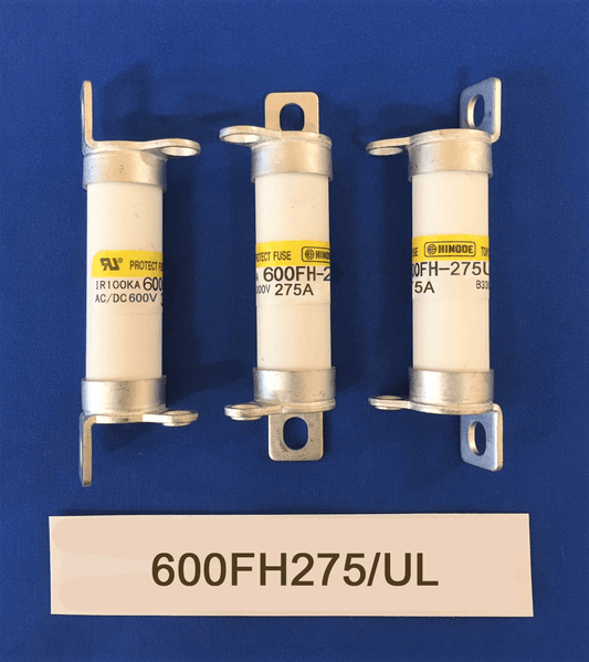 Hinode General Industrial Fuses HINODE 600FH-275 — 600FH Series Semiconductor Fuse, 275 A 600 V, Very Fast‑Acting (Pack of 3)