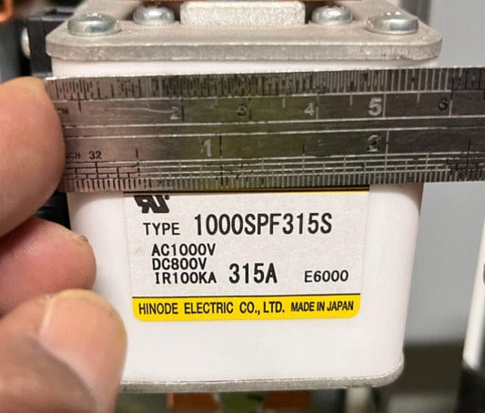 Hinode Hinode 1000SPF315S 315A 1000Vac aR Fuses (3 Pieces)