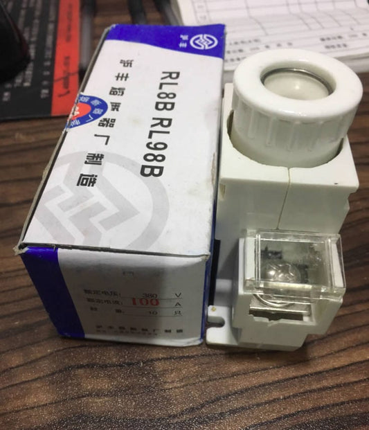 HUFENG 10pcs HUFENG 63A 380V Fuse Base for RO26 20-63A D02 Fuses (RL8B-63, RL98-63)