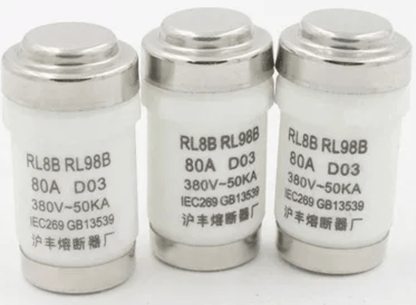 HUFENG RL8B RL98B 125A 380V D03 Fuses (10 Pieces)