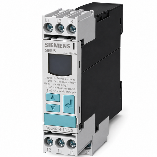 Siemens 3UG4616-1CR20 SIRIUS 3UG4 Network Monitoring Relay, 3x 160-690 V AC, Screw Terminal