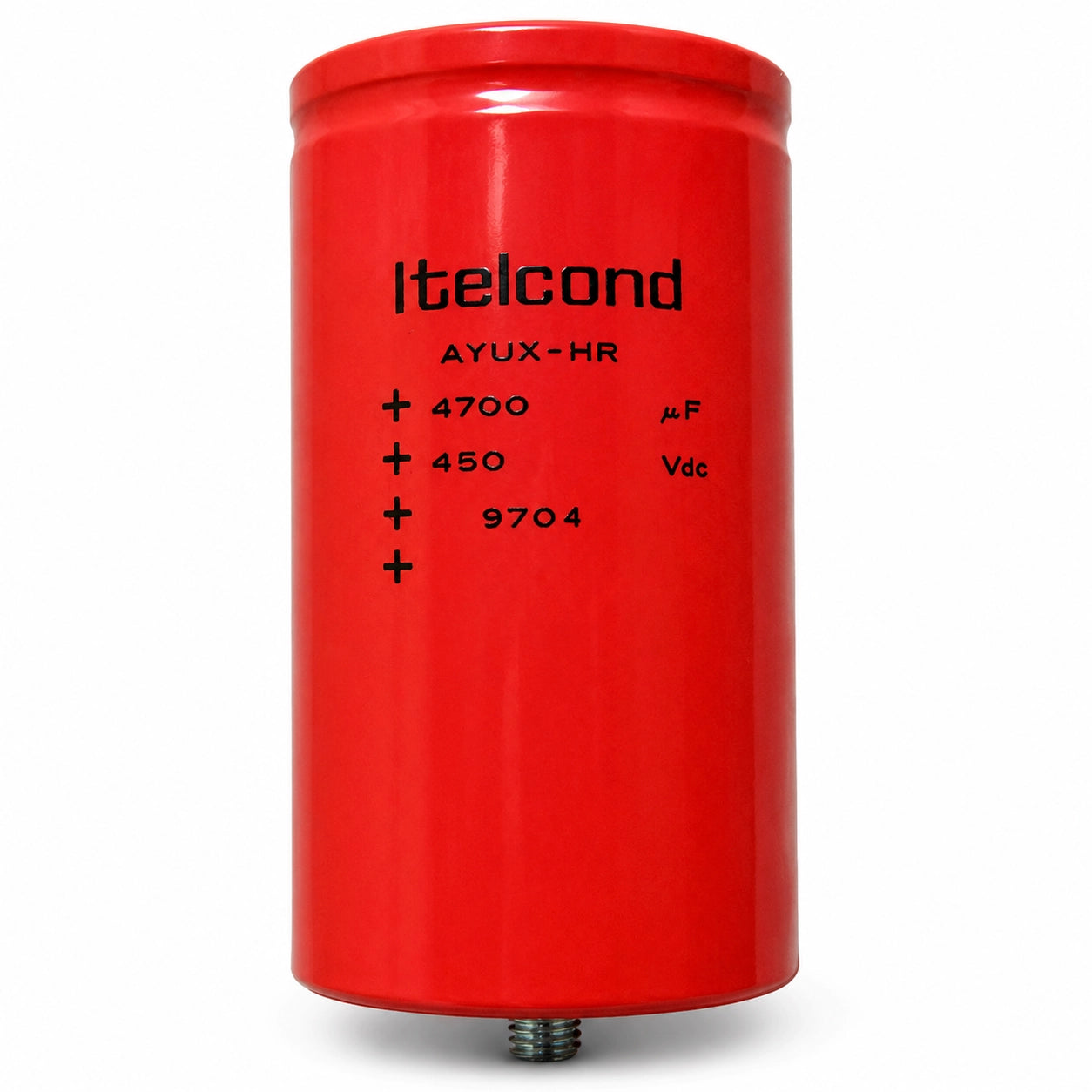 Itelcond AYUX-HR Aluminum Electrolytic Capacitor - 4700uF 450Vdc - Product Image