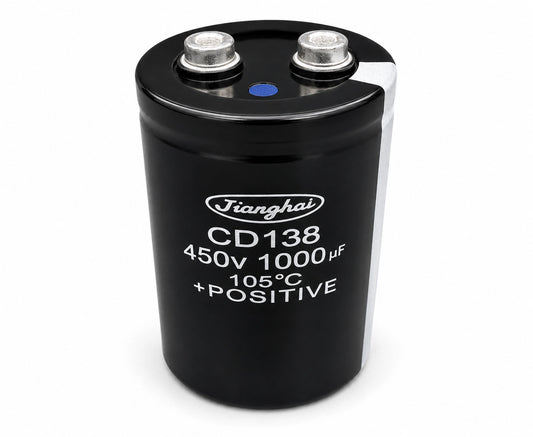 JiangHai ECG2WPC102MC083 Aluminum Electrolytic Capacitor - 450 VDC 1000 uF - Front View