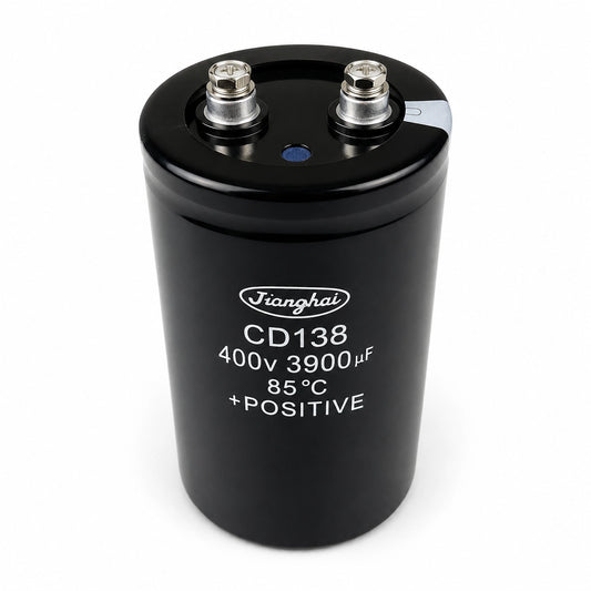 JiangHai ECG2WPC392ME115 Aluminum Electrolytic Capacitor - 450 VDC 3900 uF - Front View