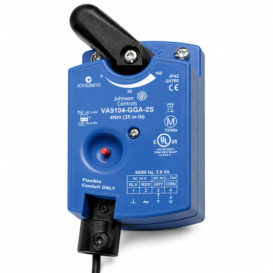 Johnson Controls VA9104-GGA-1S Valve Actuator - AC 24 V 4 N·m - Product View