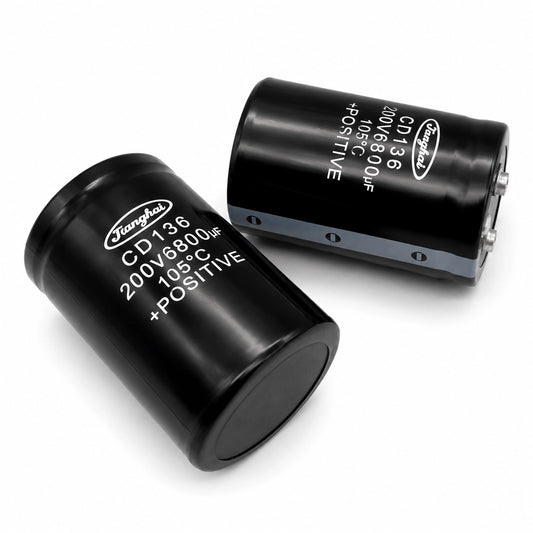 Jianghai CD136 PK Aluminum Electrolytic Capacitor - 6800uF 200V - Product Image