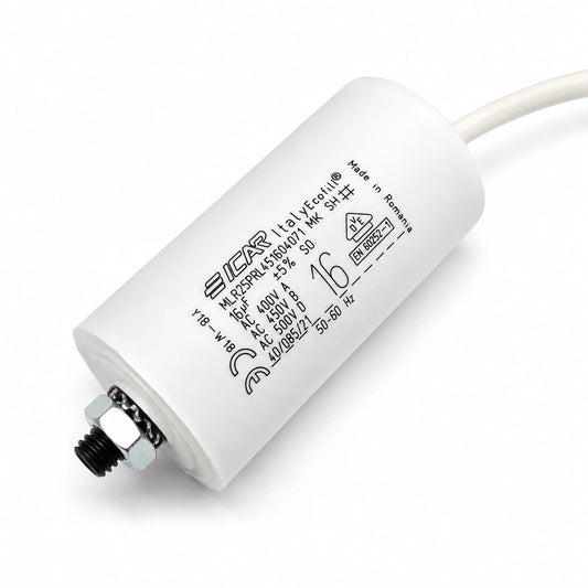 ICAR MLR25PRL451404071 Motor Run Capacitor - 14µF 450V AC - Product Image