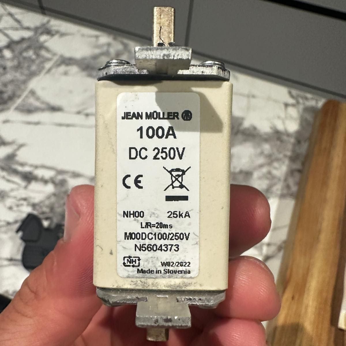 Jean Muller Jean Muller N5604373 100A 250V Fuse (3 Pieces)
