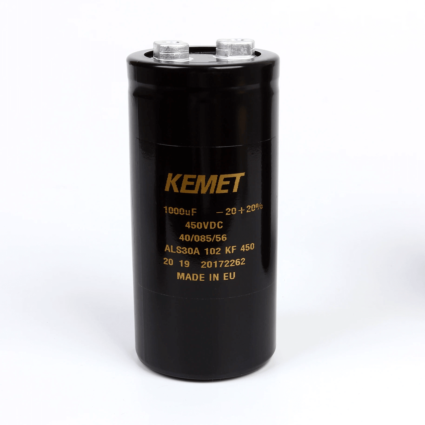 KEMET ALS30A102KF450 Aluminum Electrolytic Capacitor - 1000 uF 450V - Technical Product View