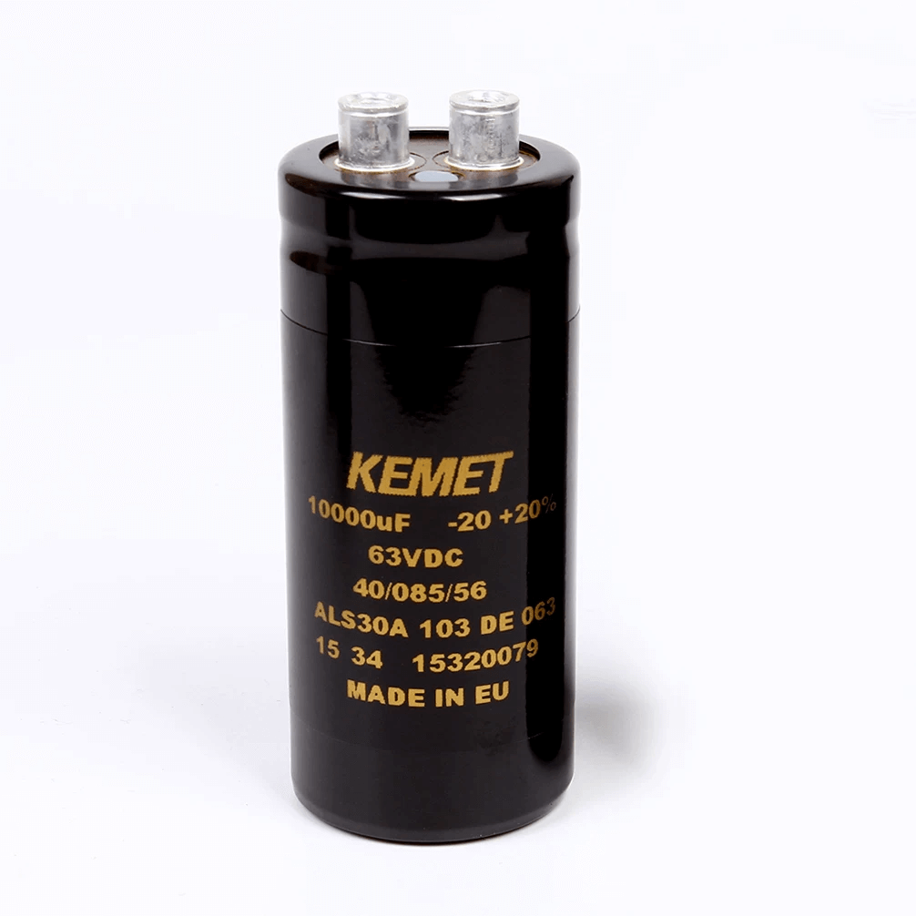 KEMET ALS30A103DE063 Aluminum Electrolytic Capacitor - 10000uF 63V - Front View