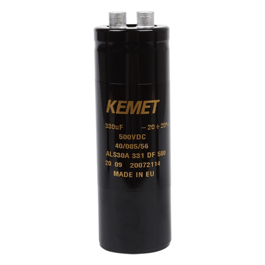 KEMET ALS30A331DF500 Aluminum Electrolytic Capacitor - 330uF 500V Screw Terminal - Product Attributes View