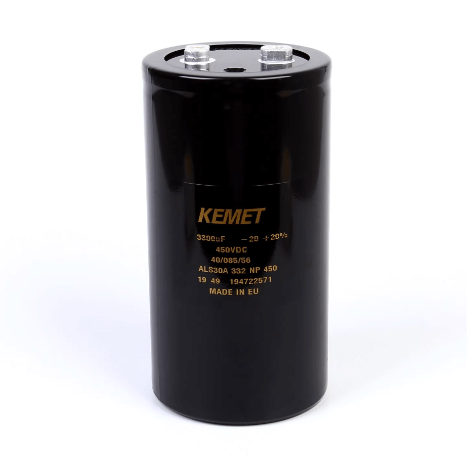 KEMET ALS30A332NP450 Aluminum Electrolytic Capacitor - 3300uF 450V - Front View