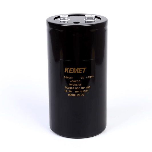 KEMET ALS30A332NP450 Aluminum Electrolytic Capacitor - 3300uF 450V - Front View