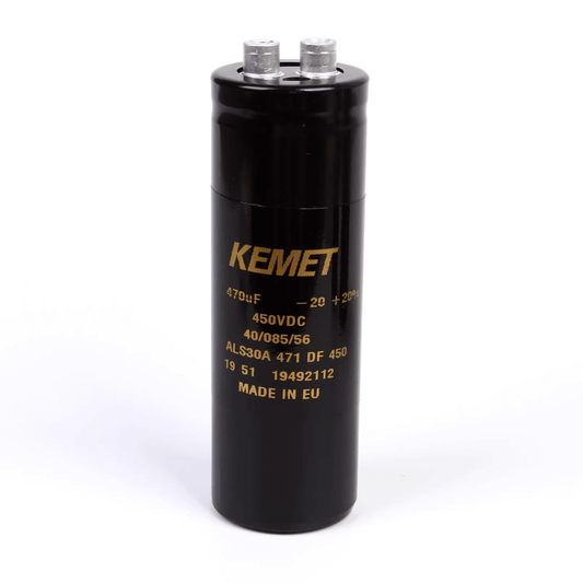 KEMET ALS30A471DF450 Aluminum Electrolytic Capacitor - 470 uF 450V - Technical Product View