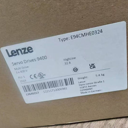 Lenze Servo Drive Lenze 13646217 E94CMHE0324 9400 HighLine Multi Drive Servo Inverter, 32A, 3x400V