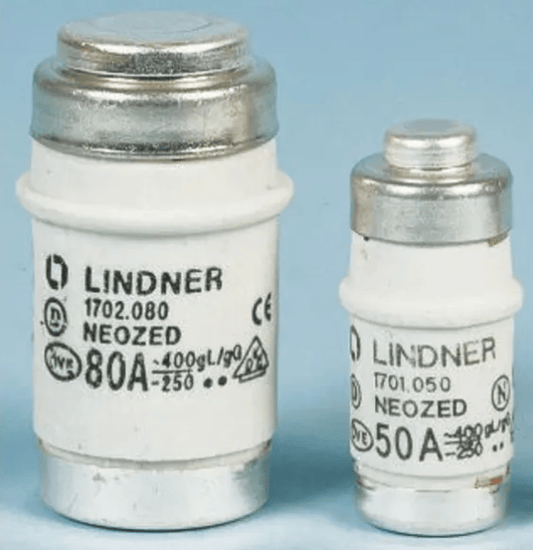 LINDNER 1702.100 10pcs LINDNER NEOZED Type Fuse Link D03 100A 400V 1702.100 Fuses