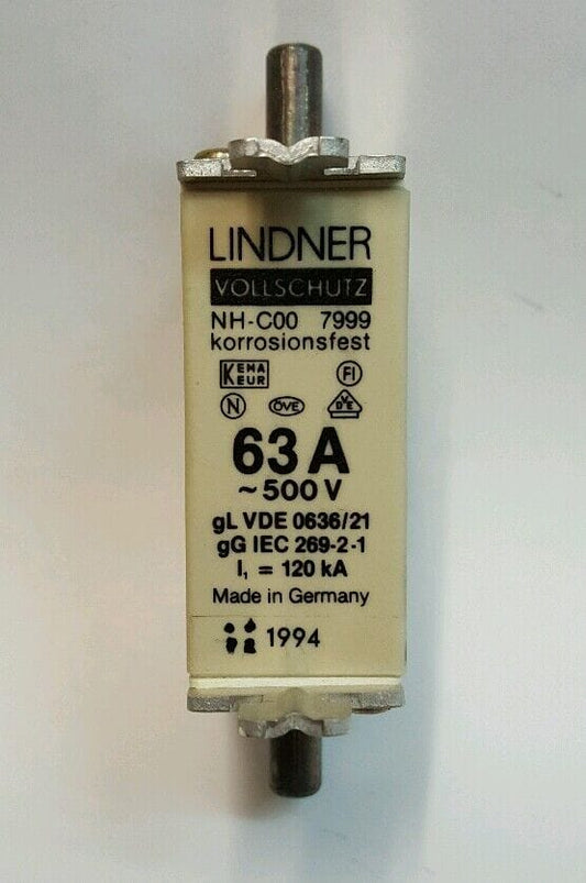 LINDNER 7999.0507 10pcs LINDNER NH00 50A 500V 120KA 7999.0507 Fuses