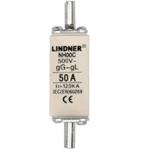 LINDNER LINDNER NH00C NH000 63A 500V 120KA Fuses (6 Pieces)