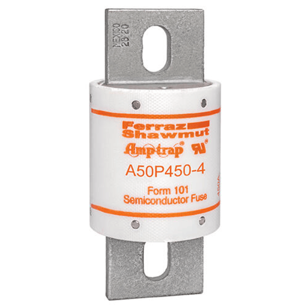 Mersen Industrial Fuses Mersen Amp-Trap® A50P A50P450-4 High-Speed Blade Fuse, 450A 500VAC / 450VDC — Pack of 5