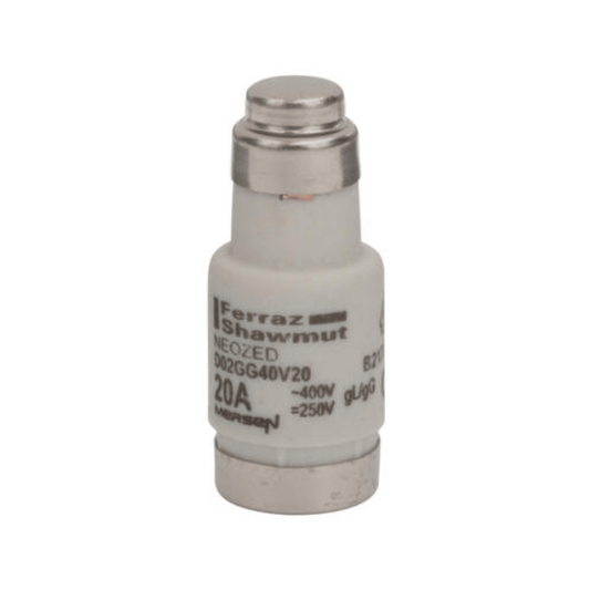 Mersen D02GG40V20 Fuse-Link - 400 V AC 20 A - Product Image